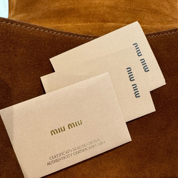 Miu Miu suede shoulder bag (Authentic) - Picture 8 of 8